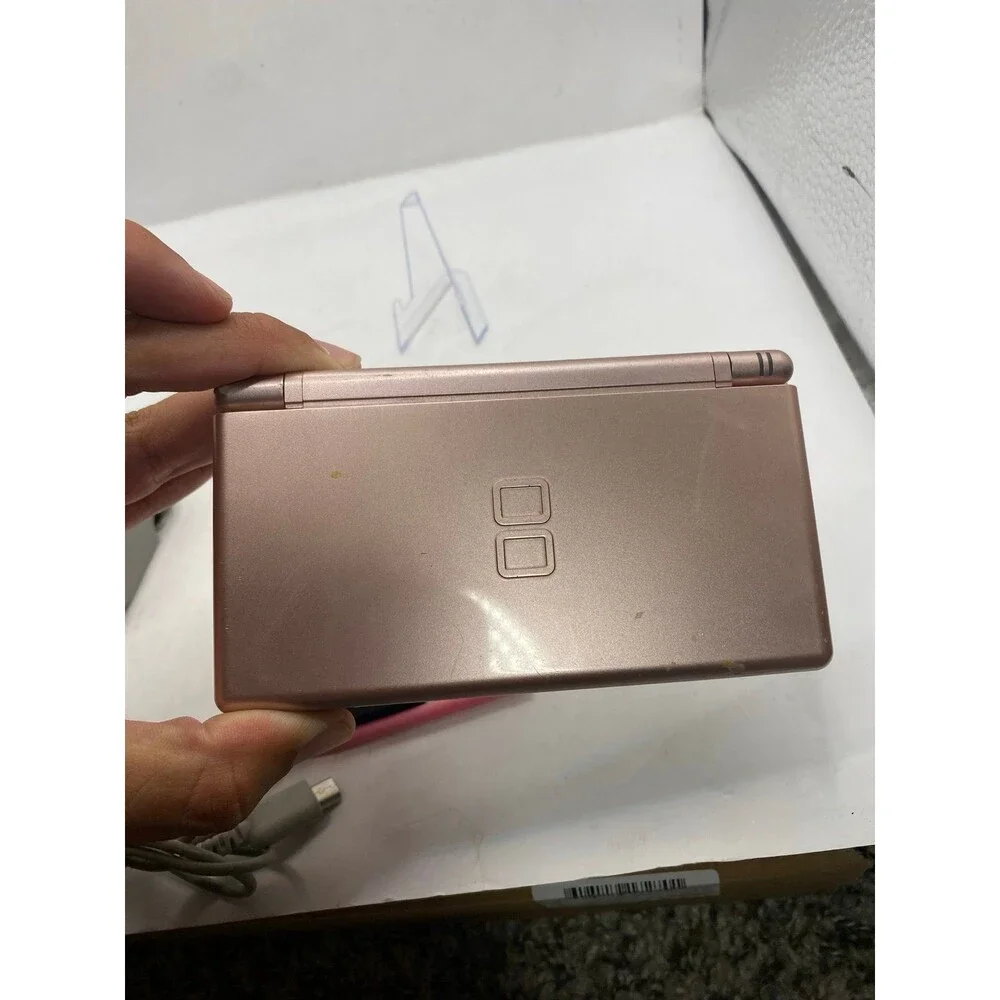 Nintendo DS Lite USG-001 Handheld Console Metallic Rose / Pink supports GBA